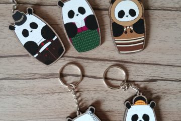 Culture Panda Wood Charms